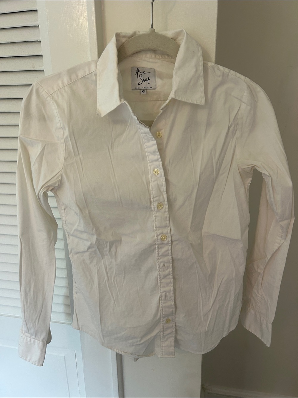The Shirt by Rochelle Behrens Classic White Button-Up Shirt